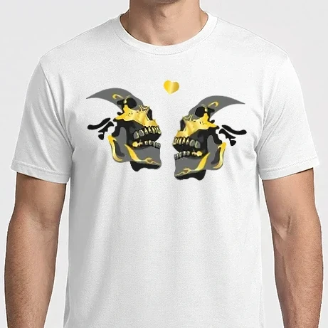 Férfi Imperial póló - Sóvárgó koponyák