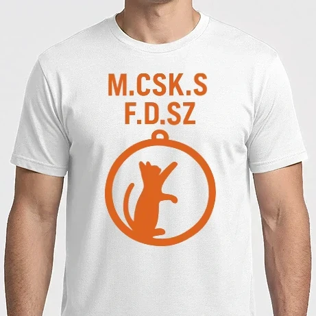 Férfi Imperial póló - macskás fadísz