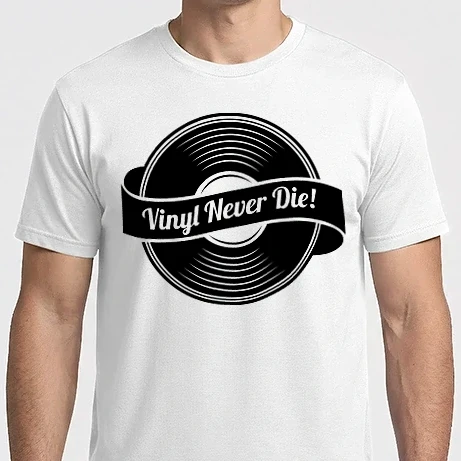 Férfi Imperial póló - Vinyl never die