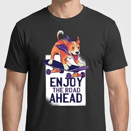 Férfi Imperial póló - Gördeszkás Kutya