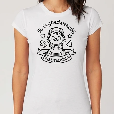 Női Alap póló - A legkevesebb sütimester (színezhető)