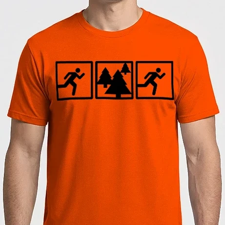 Férfi Imperial póló - Run, Forest, Run