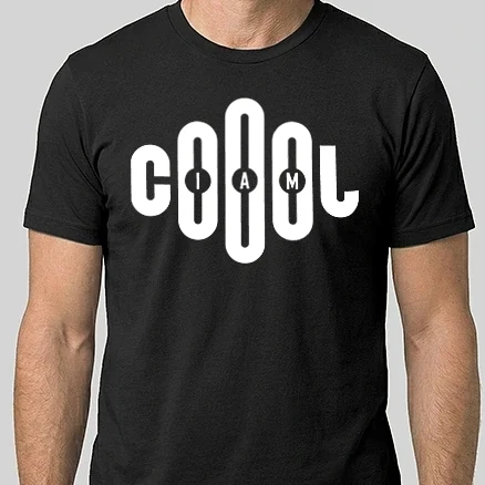 Férfi Alap póló - I am cool (színezhető)
