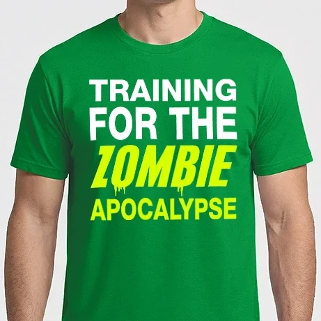 Férfi Imperial póló -  training for the zombie_4236