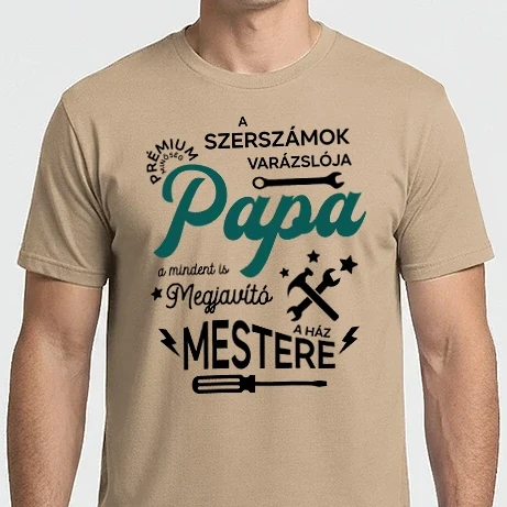 Férfi Imperial póló - Papa a szerszámok varázslója