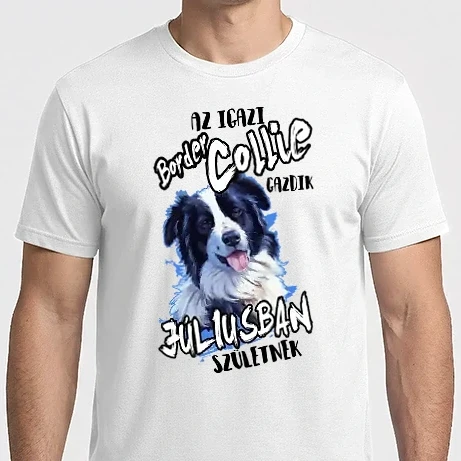 Férfi Imperial póló - Border Collie Július