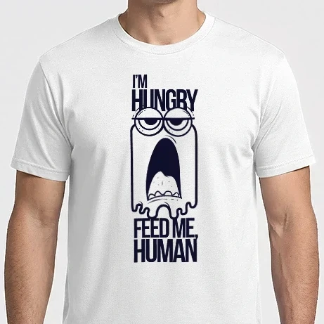 Férfi Imperial póló - I'm hungry. Feed me human