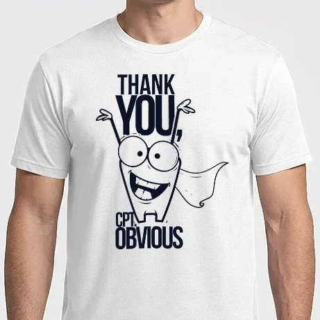 Férfi Imperial póló - Thank You Captain obvious