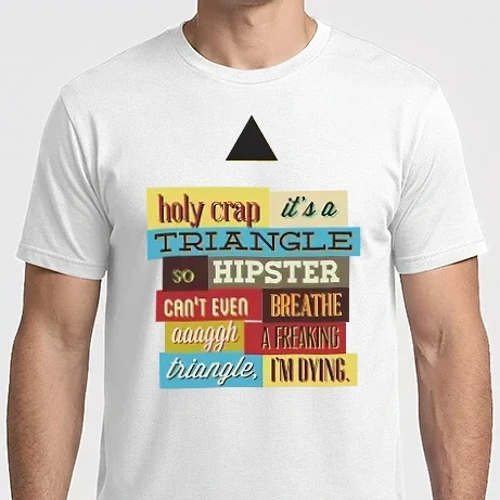 Férfi Imperial póló - Holy crap it's a triangle