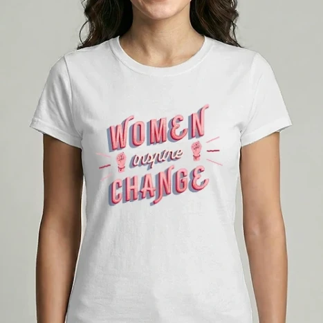 Női Imperial póló - Women inspire change Nőnap