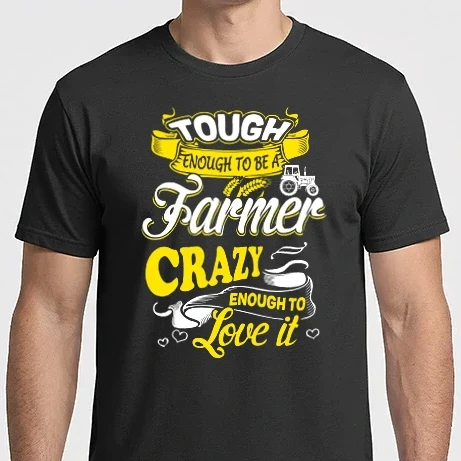 Férfi Imperial póló - Tough enough to be a farmer Traktoros