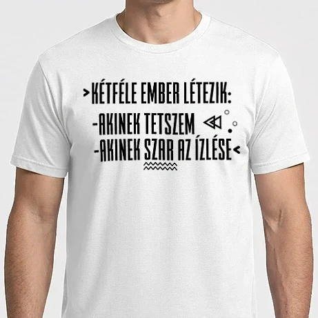 Férfi Imperial póló - Kétféle ember létezik