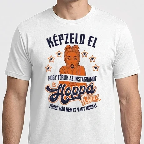 Férfi Imperial póló - Instagram modell (teli)