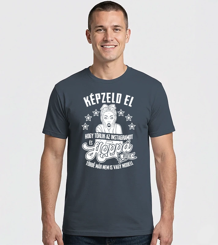 Instagram modell – Férfi Imperial póló