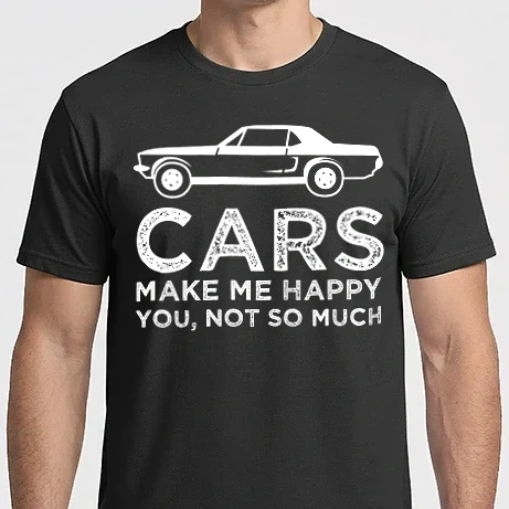 Férfi Imperial póló - Cars make me happy you, not so much