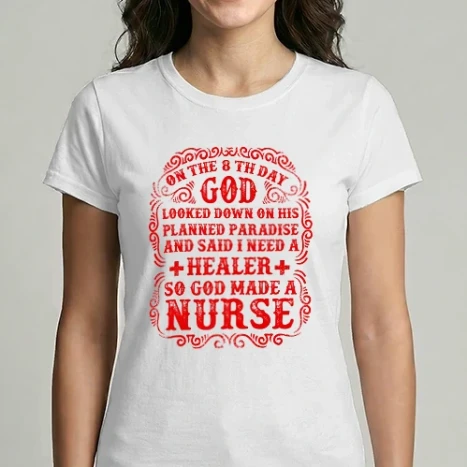 Női Imperial póló - God Made a Nurse