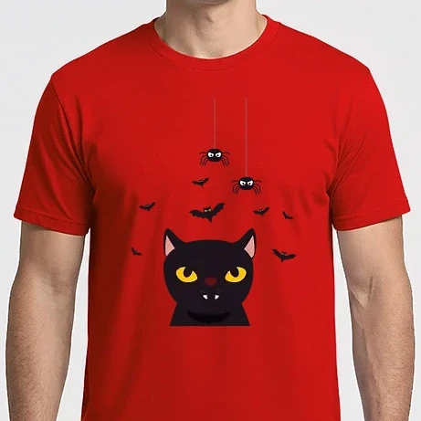 Férfi Imperial póló - halloween vámpír cica