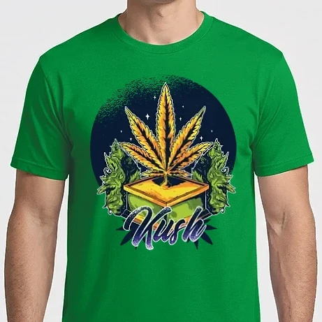 Férfi Imperial póló - Marijuana Kush