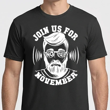 Férfi Imperial póló - Csatlakozz a No Shave November mozgalomhoz (angol)