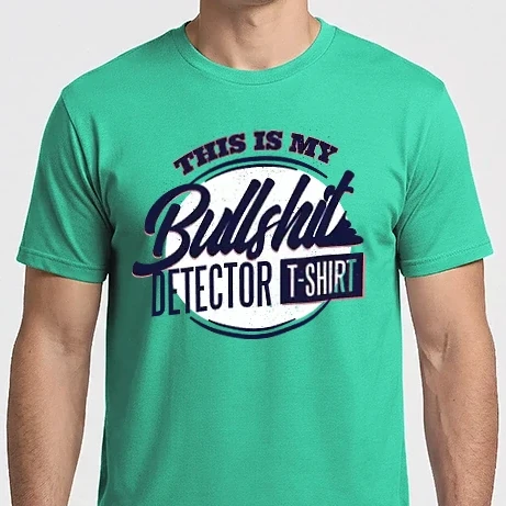 Férfi Imperial póló - This is my Bullshit Detector T-shirt - Hülyeséget felismerő póló