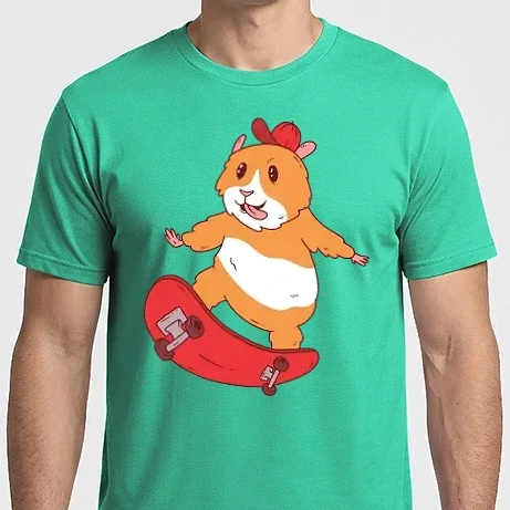 Férfi Imperial póló - Gördeszkázó Hörcsög