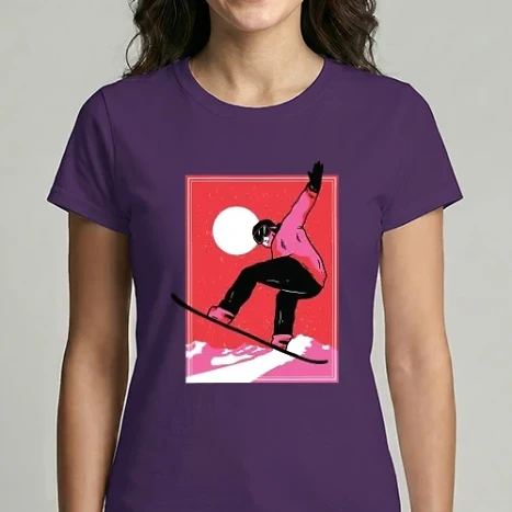 Női Imperial póló - Snowboard poszter