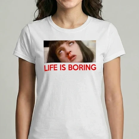 Női Imperial póló - Life is Boring