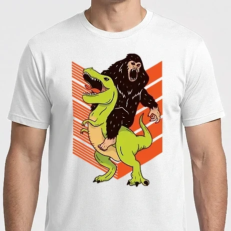 Férfi Imperial póló - Dinoszaurusz Jeti