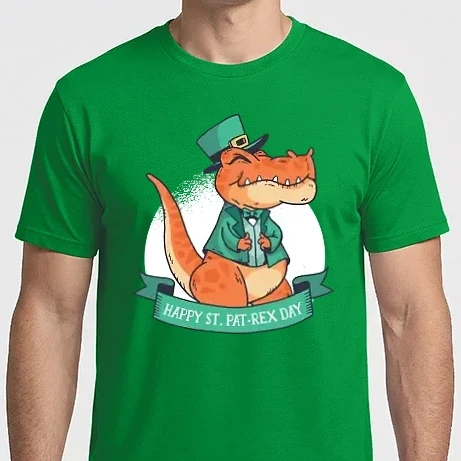 Férfi Imperial póló - St. Patrick Dinoszaurusz