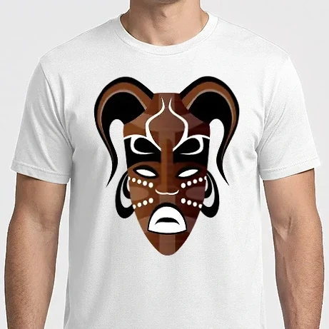 Férfi Imperial póló - Tribal maszk