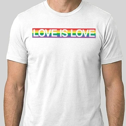 Férfi Alap póló - Love is Love