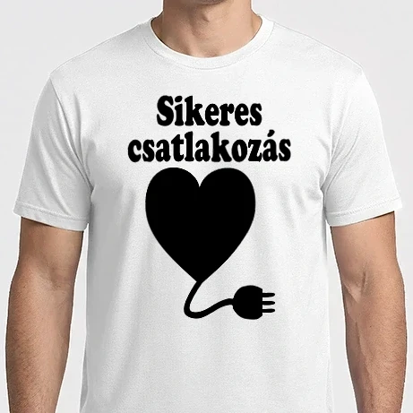 Férfi Imperial póló - Sikeres csatlakozás konnektor - páros (fiú)