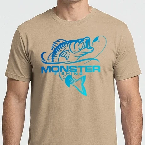 Férfi Imperial póló - monster fishing