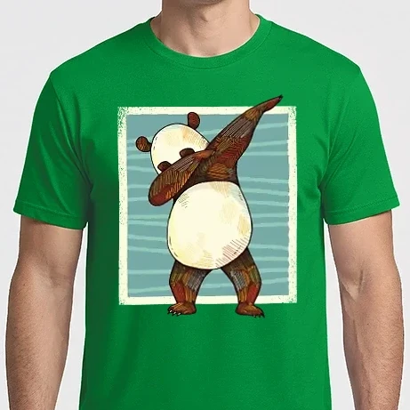Férfi Imperial póló - Panda DAB táncolás