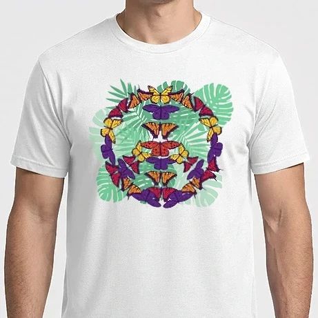 Férfi Imperial póló - Peace Pillangós póló