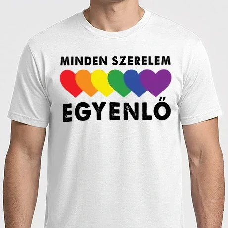 Férfi Imperial póló - Minden szerelem egyenlő black