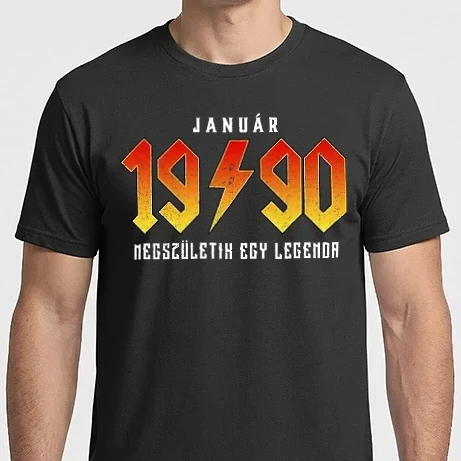 Férfi Imperial póló - Rock születésnap 1990 JANUÁR
