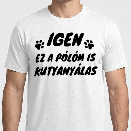 Férfi Imperial póló - Igen ez a pólóm is kutyanyálas
