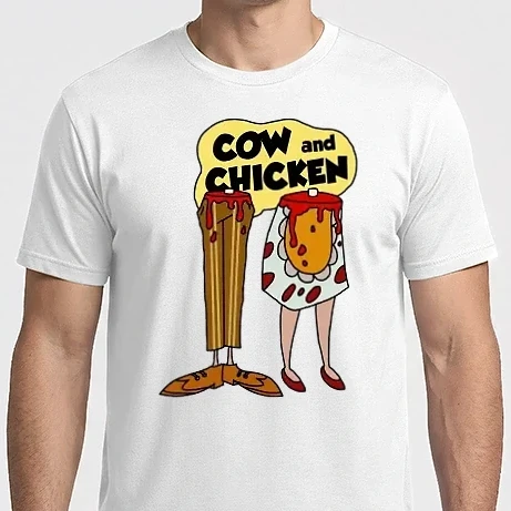 Férfi Imperial póló - Cow and Chicken