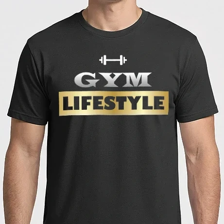 Férfi Imperial póló - GYM LIFESTYLE Fekete