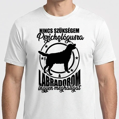 Férfi Imperial póló - Nincs szükség Labrador