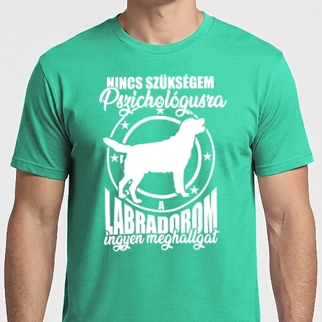 Férfi Imperial póló - Nincs szükség Labrador