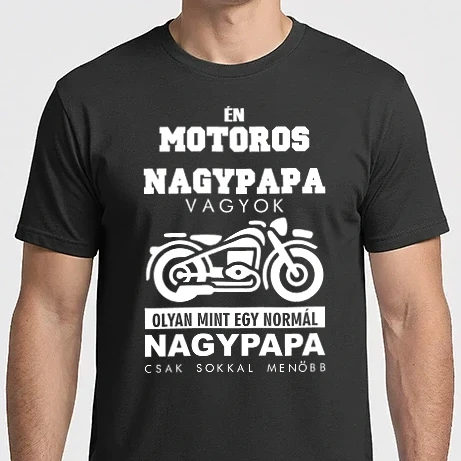 Férfi Imperial póló - Motoros nagypapa vagyok