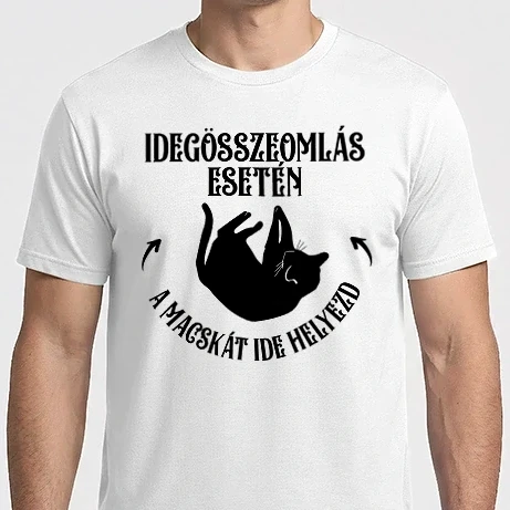 Férfi Imperial póló - Terápiás macska