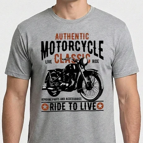 Férfi Imperial póló - Motorcycle Ride To Live