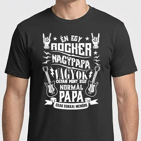 Férfi Imperial póló - Rocker nagypapa