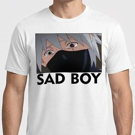 Férfi Imperial póló - Sad boy Kakashi v1