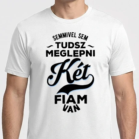 Férfi Imperial póló - Semmivel sem tudsz meglepni két fiam van