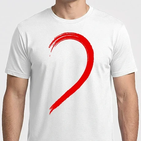 Férfi Imperial póló - Páros szív bal oldal