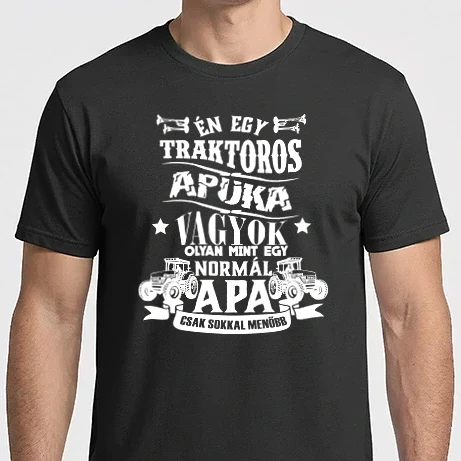 Férfi Imperial póló - Traktoros apuka